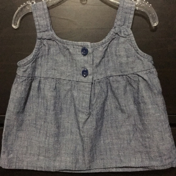 Gymboree denim party Kitty tank top - Picture 4 of 5
